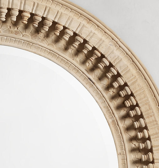 Round Jharokha wall decor | big vintage mirror