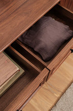 Living Furn India Acacia Wood Sideboard | Handcrafted 6-Drawer & 2-Door Console | Multi-Size Storage