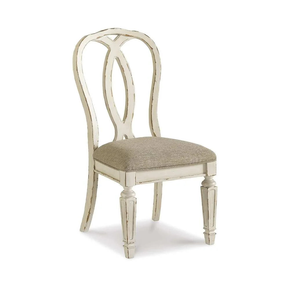 Parisienne Blanc French Distressed Solid Mango Wood Dining Set – 4, 6, 8 Seater by Living Furn India