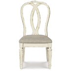 Parisienne Blanc French Distressed Solid Mango Wood Dining Set – 4, 6, 8 Seater by Living Furn India