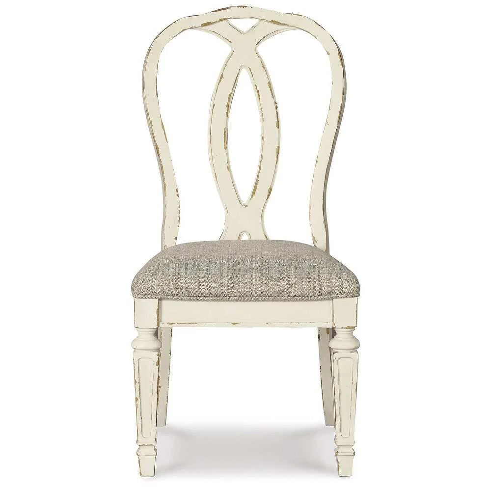 Parisienne Blanc French Distressed Solid Mango Wood Dining Set – 4, 6, 8 Seater by Living Furn India