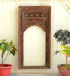 hand carved mirror, wooden frame mirror, walnut mirror, whitewash mirror, mehrab arch mirror, arched mirror, jali lattice mirror, full length mirror, wall mirror, entryway mirror, narrow mirror, decorative mirror, indian furniture, handmade mirror, artisan made mirror, premium wood mirror, quality mirror, durable mirror, sturdy mirror, timeless mirror, elegant mirror, statement mirror, ornate mirror, unique mirror, sculptural mirror, focal piece mirror, handcrafted in india, sustainable wood furniture, mehr