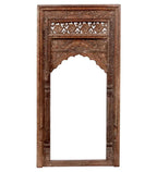hand carved mirror, wooden frame mirror, walnut mirror, whitewash mirror, mehrab arch mirror, arched mirror, jali lattice mirror, full length mirror, wall mirror, entryway mirror, narrow mirror, decorative mirror, indian furniture, handmade mirror, artisan made mirror, premium wood mirror, quality mirror, durable mirror, sturdy mirror, timeless mirror, elegant mirror, statement mirror, ornate mirror, unique mirror, sculptural mirror, focal piece mirror, handcrafted in india, sustainable wood furniture, mehr