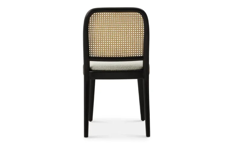 RattanGrove Mango Wood Dining Set with Rattan Chairs – Natural Finish, 4/6/8 Seater by Living Furn India
