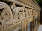 hand carved tv unit, solid mango wood tv stand, glossy timber tv unit, natural wood media console, openwork carved tv stand, 6 door tv unit, glass door tv stand, living room tv unit, entertainment center, tv cabinet, carved wood furniture, traditional tv stand, indian carved tv unit, statement media console, large tv stand, storage tv unit, handmade tv console, artisan made tv unit, premium wood furniture, quality wood tv stand, durable tv unit, sturdy media console, timeless tv stand, elegant tv unit, gran
