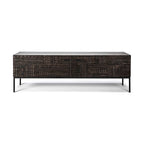 Tabwa TV Unit & Media Console | Handcrafted Wooden Entertainment Center by Living Furn India