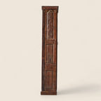 Indian Handcarved Single Door Tall Cabinet With Shelves
