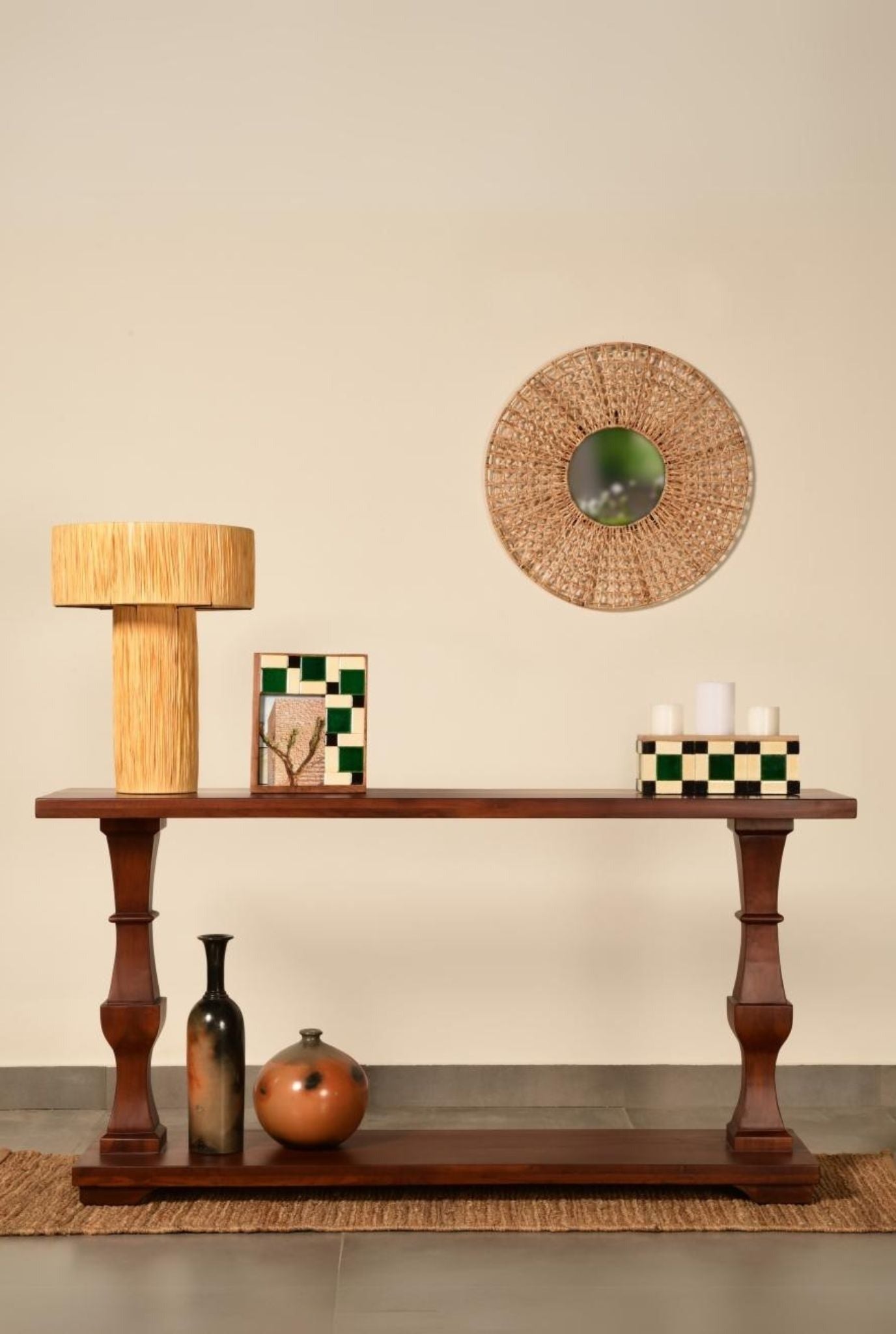 NOIR COLONIAL STYLE CONSOLE