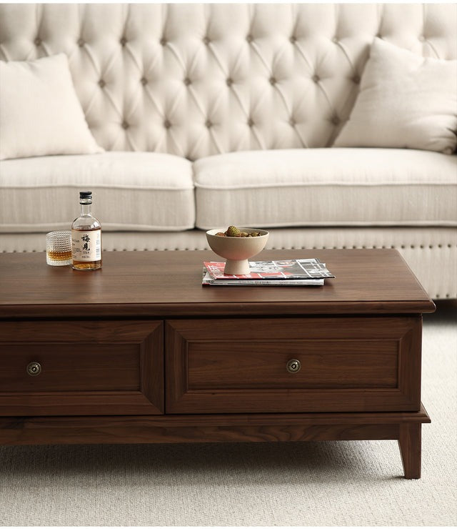 SOLID WOOD STYLE COFFEE TABLE