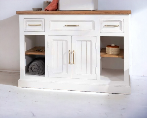 Vanity Cabinet 2Door Solid wood (Bohemian Bliss Collection)