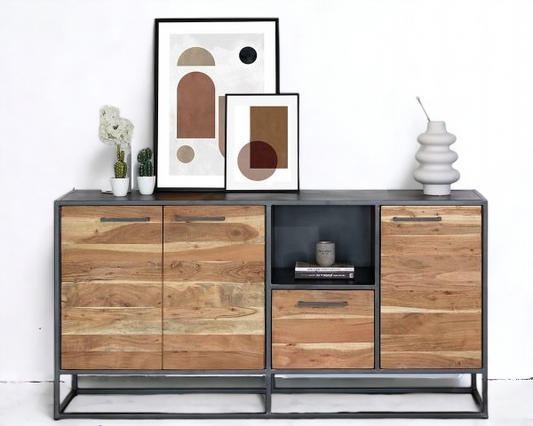 Sideboard Metal And Wooden (Industrial Chic Collection)