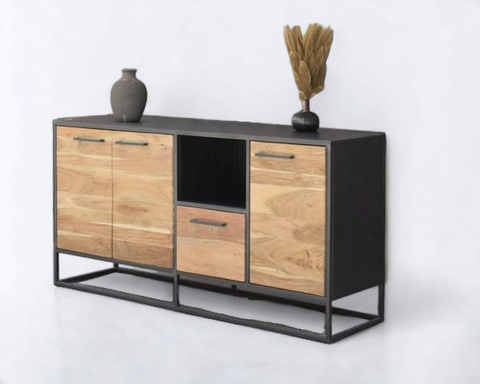 Sideboard Metal And Wooden (Industrial Chic Collection)