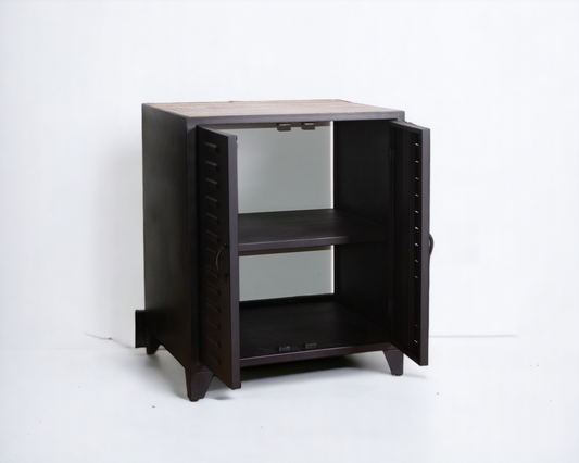 Black Metal Bathroom Vanity Unit (Eclectic Essence Collection)