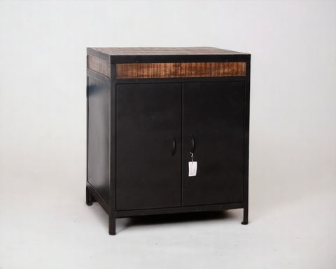 Classic Metal and Wood Cabinet (Eclectic Essence Collection)