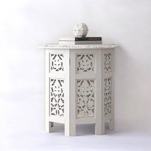 Cotton Craft End Solid Wood End Table