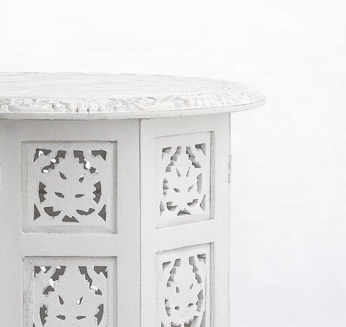 Cotton Craft End Solid Wood End Table