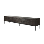 Tabwa TV Unit & Media Console | Handcrafted Wooden Entertainment Center by Living Furn India