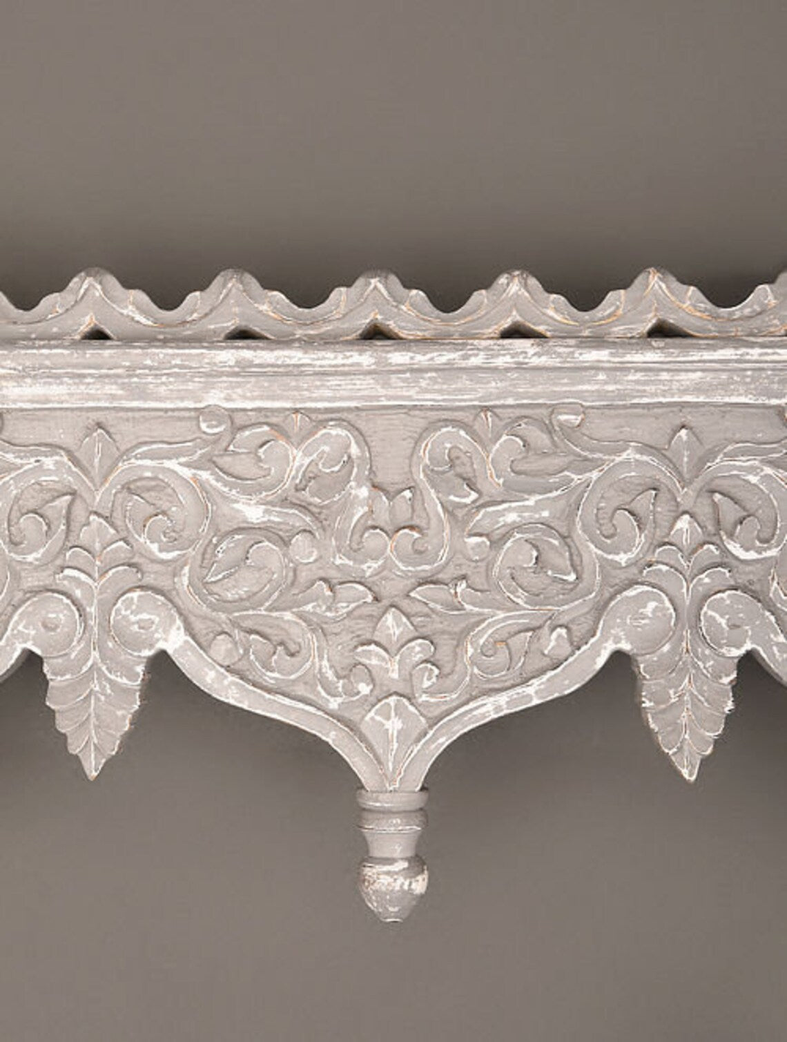 Handmade Indian Vintage Handcarved Wooden Wall Shelf || Original Hand Crafted Engraved by Artisan's of jodhpur - J.L.HOME DECOR