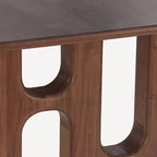 Acacia Grandeur 8-Seater Natural Wood Dining Table – Handcrafted by Living Furn India