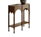 Elevare Chestnut Solid Mango Wood Console Table – Handcrafted Hallway Accent by Living Furn India