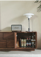 The Royal Media Retreat | Handcrafted Walnut Finish TV Stand | 2-Door 8-Drawer | Multi-Size