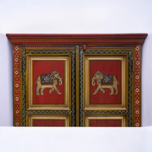 Rajasthani Traditional Solid Wood Wardrobe