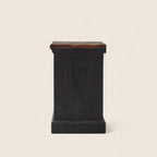 White & Black Natural Top Set Of Two Bedside