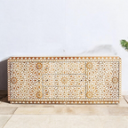 Mid-century modern sideboard with vintage-inspired design.