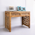 Stylish and functional drawer console table with storage for home organization