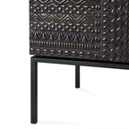 Tabwa 3-Door Sideboard | Handcrafted Solid Wood Cabinet by Living Furn India