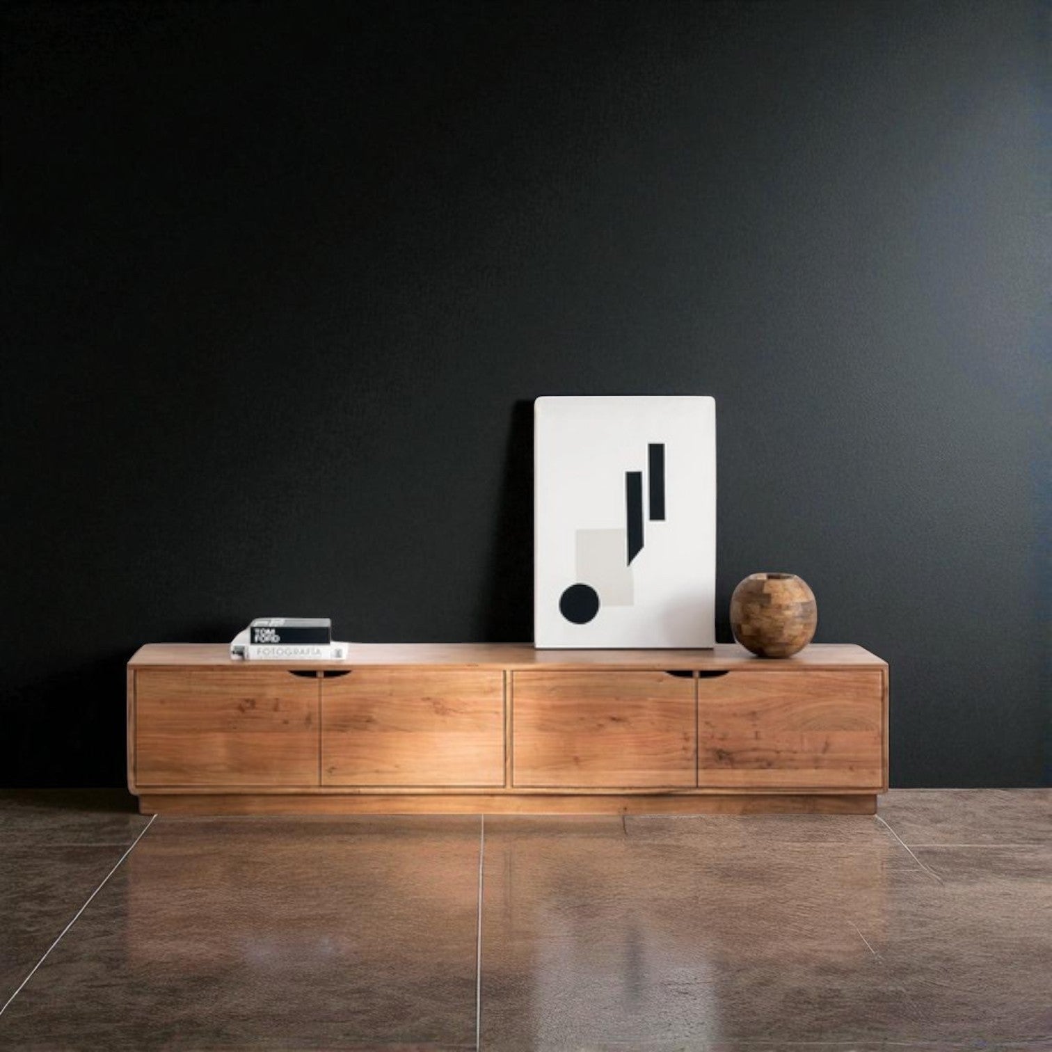 TV Unit Media Cabinet with Drawers